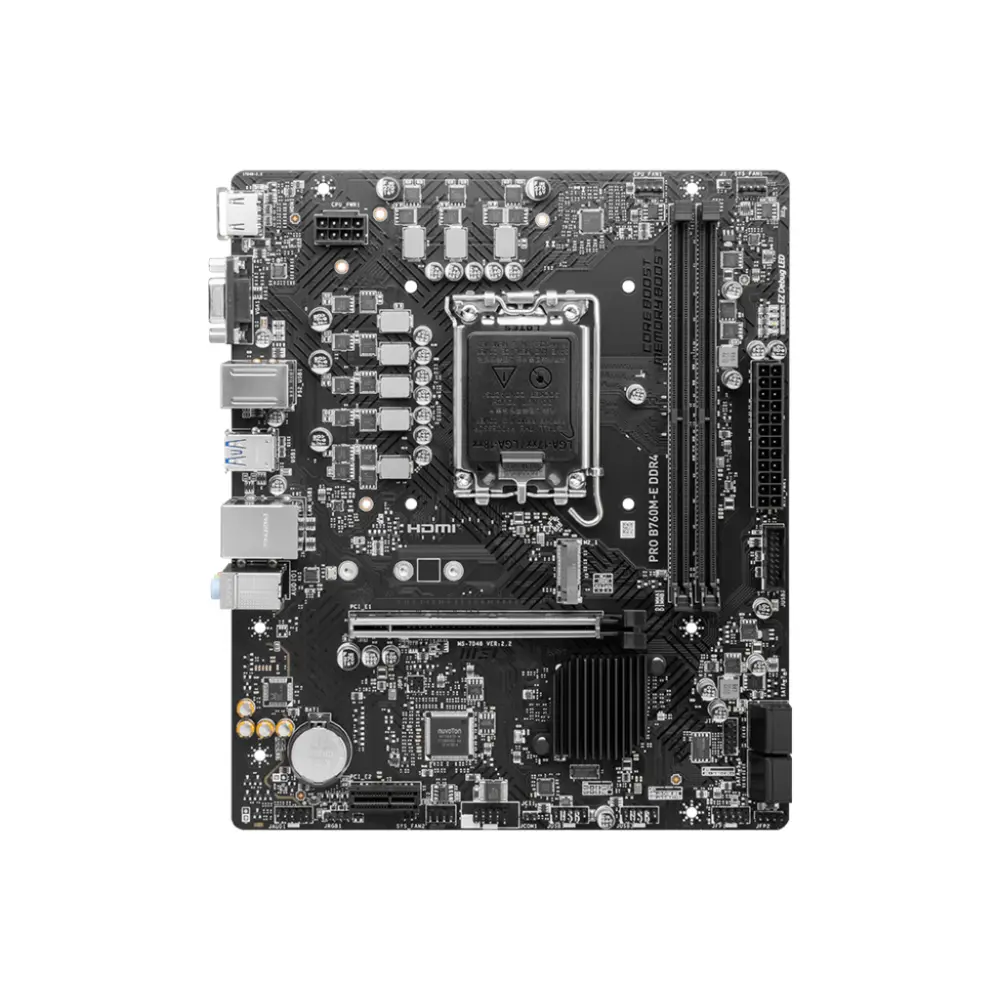MSI PRO B760M-E DDR4 Motherboard For Intel 12th | 13th | 14th Gen view 3